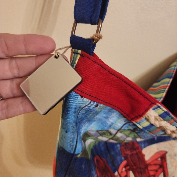 Paul Brent Beach Scene  shoulder bag - Picture 7 of 11